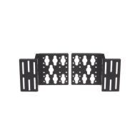 PANDUIT, CVPDUB, Kit de Soportes Para Instalación de PDUs Verticales, en Racks de 4 Postes de Panduit, Color Negro