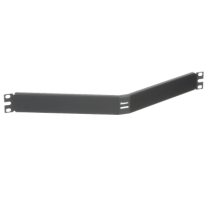 PANDUIT, CPAF1BLY, Tapa Ciega Para Rack Estándar de 19in, Angulado, de Acero, 1UR, Color Negro