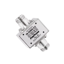POLYPHASER, IS-50NX-C2, Protector Coaxial RF de CD Para 125 - 1000 MHz Con Ceja lateral y Conectores N Hembra en Ambos Lados, 50