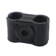 SYSCOM TOWERS, CB-12, Paquete de 10 Sujetadores Plasticos Para Cable Coaxial de 1/2