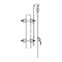 Trylon, TRY-ST-LV190, Línea de Vida hasta 57.9 Metros (190 pies). Compatible con línea Super Titan. Carro de Seg. NO INCLUIDO.