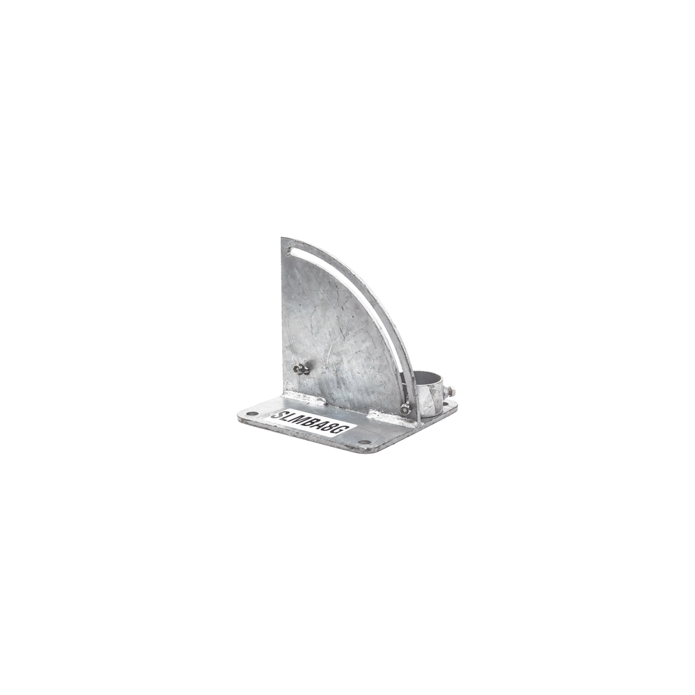 SYSCOM TOWERS, SLM-BA-8G, Base para Mástil con Ajuste de Ángulo. Diámetros de Mastil: 1 a 2