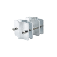 SYSCOM TOWERS, SMM-K4, Herraje Adaptador de Mástil para Diámetros desde 3/4 hasta 2-1/4 . Galv. en Caliente.