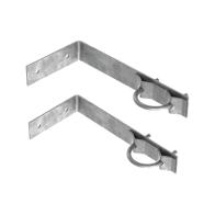 SYSCOM TOWERS, SMR-PH, Juego de 2 Herrajes de Pared para Sujeción de Mástil (1-1/4 a 2 )