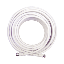WILSONPRO / WEBOOST, 950-620, Jumper Coaxial con Cable Tipo RG-6 en Color Blanco de 6.09 Metros de Longitud y Conectores F Macho
