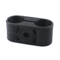 SYSCOM TOWERS, CB-58, Paquete de 10 Sujetadores Plasticos Para Cable Coaxial de 5/8