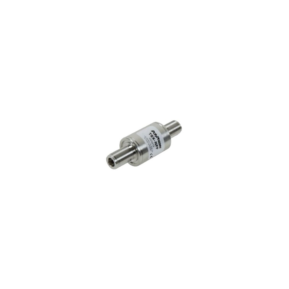 POLYPHASER, TSX-NFF, Protector Coaxial RF Bidireccional de 698-2700 MHz de 750W de Potencia Con Conectores N Hembra (ambos lados