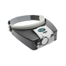 SYSCOM, 711-IN-016, Lampara LED en correa frontal con lentes de aumento 1.8X, 2.6X y 5.8X.