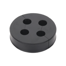 SYSCOM TOWERS, CI438, Inserto de Caucho de 4 Con Cuatro Orificios para Cable de 3/8 in
