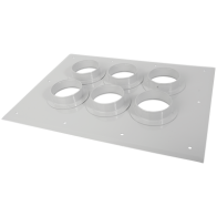 Comprar Placa Pasamuro 6 Puertos 4" | Smartgrid México