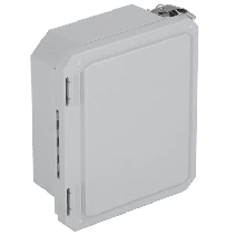 STI, EF080604-O, Caja Impermeable De Fibra De Vidrio, 8.77 (22.27cm) Alto x 6.77 (17.19cm) Ancho x 4.06 (10.31cm), Sin Ventanill