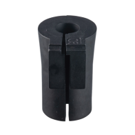 PANDUIT, CEG-06X1, Pasacable Grommet de Entrada de Cable Terminado, Sencillo y Pequeño, 0.24 -0.28 , Color Negro. Paquete de 12 