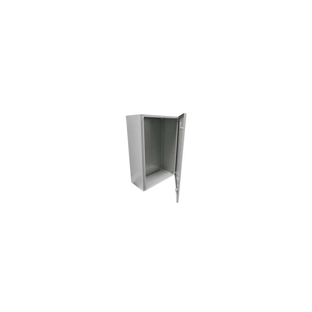 PRECISION, PST-4060-20A, Gabinete de Acero IP66 Uso en Intemperie (400 x 600 x 200 mm) con Placa Trasera Interior Metálica y Com