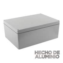 TXPRO, TXG-03-83, Gabinete de Aluminio para Exterior (IP66) de 390 x 280 x 158 mm con Rápida Disipación de Calor, Cierre por Tor