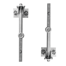 SYSCOM TOWERS, SHE-LV60, Par de Herrajes para sujeción de línea de vida para STZ60G.