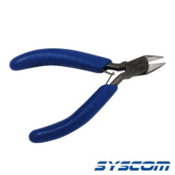 SYSCOM, 758-PL-018, Pinza de corte fino frontal al raz templada 4-1/4