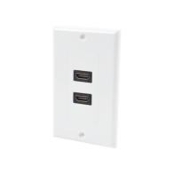 LINKEDPRO BY EPCOM, LP-FP-091, Placa de pared de 2 puertos HDMI hembra a hembra