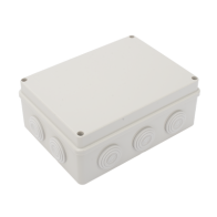 PRECISION, PST-1419-ER, Caja Derivación-Conexión de Plástico (140 X 190 X 76 mm) con 10 Glándulas de Goma. Para Instalaciones Co