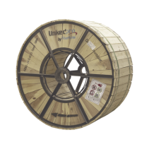 LINKEDPRO BY FIBERHOME, OC-ADSS-24C-S200/4KM, Carrete de 4 km de Fibra Óptica Aérea (ADSS) G.652D, Monomodo de 24 Hilos, Exterio