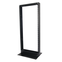 LINKEDPRO BY EPCOM, EIRL-5524, Rack de 2 Postes, Estándar 19 , 24 Unidades, Fabricado en Acero, Base L para Anclar a Piso.