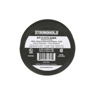 PANDUIT, ST14-075-60BK, Cinta Eléctrica STRONGHOLD para Aislar, de PVC, Uso General Reparación y Mantenimiento, Grosor de 0.18mm