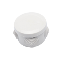 PRECISION, PST-C70-ER, Caja Derivación-Conexión de Plástico Circular con 4 Glándulas de Goma (70 diámetro X 48 alto mm). Para In