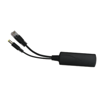 WI-TEK, WI-POE11S-48V, Splitter PoE IN 802.3 af/at / Se Puede Energizar Hasta con 30W / Salida de 12 Vcc 1A (12W) / Instalación 