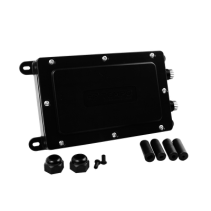 TEMPO, DFE101, Cierre de Empalme Interior/Exterior para 12 fusiones, IP68, 2 puertos laterales