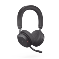 JABRA, EVOLVE275MSBKA, Jabra Evolve2 75, Auricular stereo versión MS con cancelación de ruido activa, dongle USB-A indicador de 