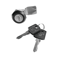 PRECISION, PST7053E, Cerradura con Paleta Metálica con 2 llaves para Gabinetes PST de Poliéster.