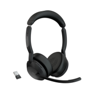 JABRA, EVOLVE255STEREOMSA, Jabra Evolve2 55, Auricular stereo versión MS, dongle USB-A con cancelación de ruido (25599-999-999)