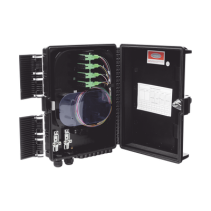 FIBERHOME, GFS-16G, Cierre de Empalme para 24 fusiones de fibra óptica, Interior/Exterior, con 16 acopladores SC/APC y splitter 