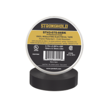 PANDUIT, ST43-075-66BK, Cinta Eléctrica STRONGHOLD para Aislar, de PVC, Uso Profesional en Construcción Eléctrica, Grosor 0.18mm