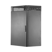 PANDUIT, WME9BL, Gabinete de Montaje en Pared TrueEdge™, Con 9 UR para Equipo Activo y 9 UR para Paneles de Parcheo, Fabricado e