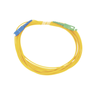 LINKEDPRO BY EPCOM, LP-FO-SCU-SCA-05, Jumper de Fibra Óptica Monomodo SC/UPC - SC/APC Simplex, color amarillo 5 metros