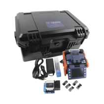 TEMPO, FSP200-KIT1, Fusionadora de Fibra Óptica de Alineación por Núcleo con 6 Motores con Perdida Típica (SM); 0.01 dB (MM); 0.