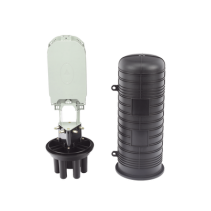 LINKEDPRO BY EPCOM, LP-SCV-48, Caja de Distribución de Fibra Óptica Vertical tipo Domo, 48 empalmes (Expandible hasta 96 empalme