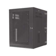 PANDUIT, PZWMC1830P, Gabinete PanZone de Montaje en Pared, de 19in, Puerta Ventilada, 18 UR, 762mm de Profundidad, Color Negro