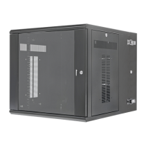 PANDUIT, PZWMC1230W, Gabinete PanZone de Montaje en Pared, de 19in, Puerta con Ventana de Seguridad, 12 UR, 762mm de Profundidad