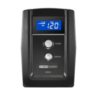CYBERPOWER, OM900ATLCD, UPS de 900 VA/420 W, Topología Línea Interactiva, Entrada 120 Vca NEMA 5-15P, y 6 Salidas NEMA 5-15R, Co
