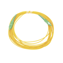 LINKEDPRO BY EPCOM, LP-FO-SCA-SCA-05, Jumper de Fibra Óptica Monomodo SC/APC - SC/APC Simplex, color amarillo, 5 metros