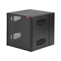 HOFFMAN, EWMW242425, Gabinete AccessPlus de Montaje en Pared de 19in, Rieles Numerados y Roscados #10-32, Puerta con Ventana de 