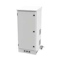 LINKEDPRO BY EPCOM, LP-FORTE-16U-BAT, Gabinete de Piso para Exterior con Ventiladores y Termostato con Rack de 19 de 16 U + Espa