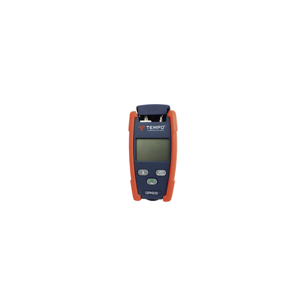 TEMPO, OPM-210, Medidor de Potencia (Micro OPM) para Fibra Óptica con Localizador Visual de Fallos (VFL), entrada universal de 2
