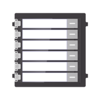 HIKVISION, DS-KD-KK, Módulo de Botones Para Videoportero Modular / Llamada de un solo Toque / Soporta Hasta 6 Monitores Principa