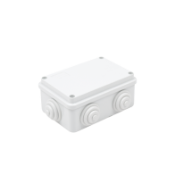 GEWISS, GW-44-005, Caja Estanca de PVC Para Derivación y Conexión, 6 Entradas, Tapa Atornillada, 120x80x50 mm (Área interna), Us