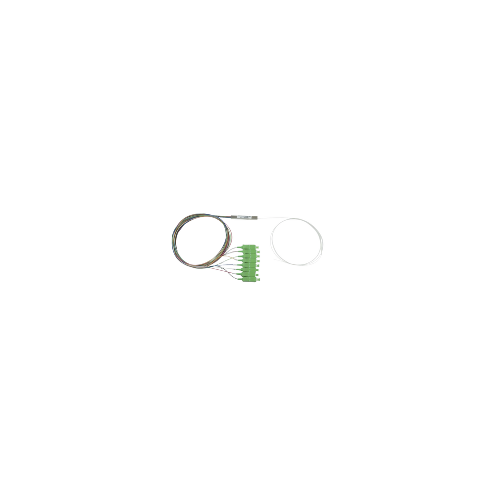 FIBERHOME, PLC-108-SCAPC, Splitter (Divisor Óptico) tipo PLC, de 1x8, conectores SC/APC de salida