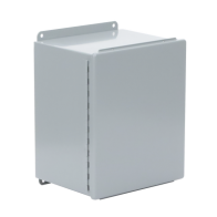 HOFFMAN, A12108CH, Gabinete de Bisagra Continua NEMA 12; IP66 de Uso en Intemperie, 305 x 254 x 203 mm, De Acero, Color Gris