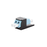 PANDUIT, CMDSAQLCZBL, Módulo Acoplador LC Duplex, para Fibra Óptica Multimodo OM3/OM4, Tipo Mini-Com, Color Aqua