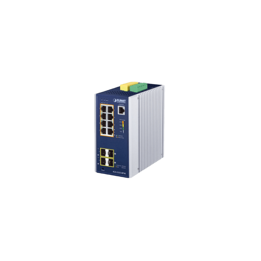 Comprar Switch PLANET IGS-5225-8P4S PoE+ | Smartgrid México